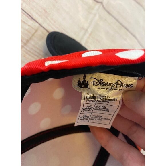 Disney Park Minnie Mouse Kid's Polka Dot Snap Back Cap - 54-57CM - Picture 6 of 8